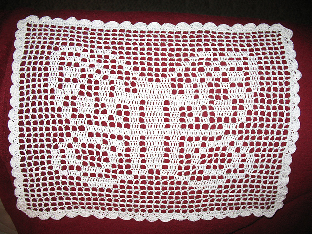 Butterfly Filet Doily