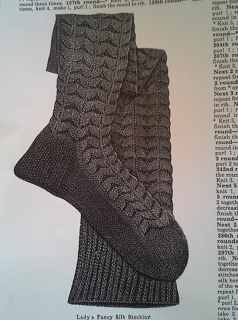 Lady's Fancy Silk Stocking