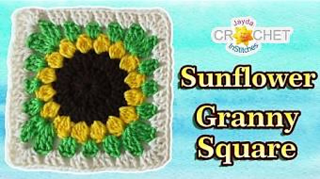 Sunflower Granny Square