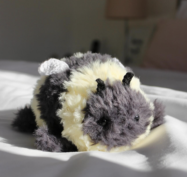beatrice the fluffy chubby bee