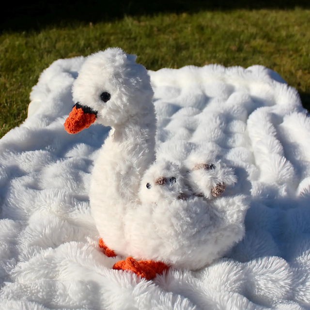 Odette the Fluffy Swan Plush