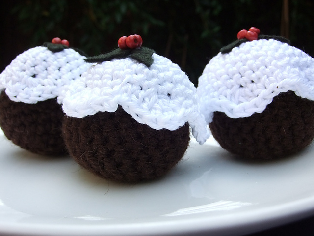 cute Christmas pudding