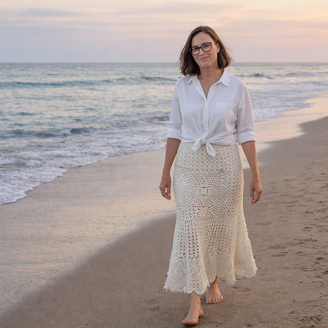 Falda Boho Granny larga