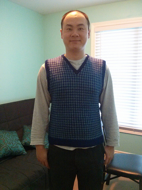He Met My Parents Houndstooth Vest