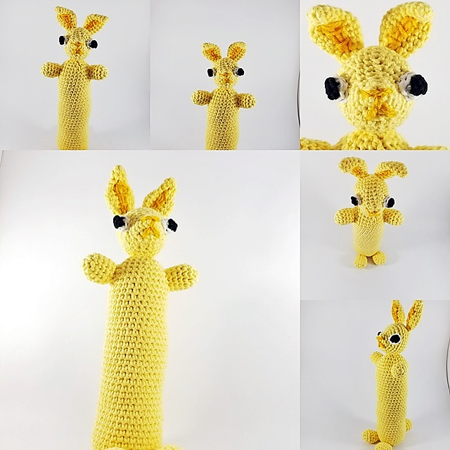 Kitty Kick Bunny cuddle toy