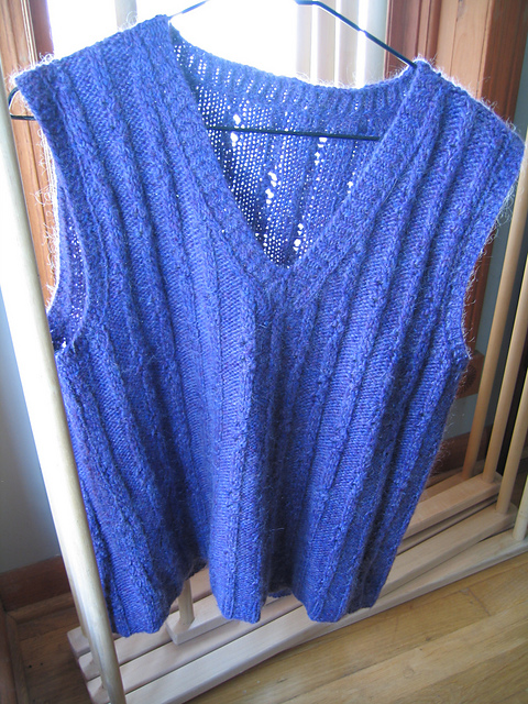 Heather Blue Vest