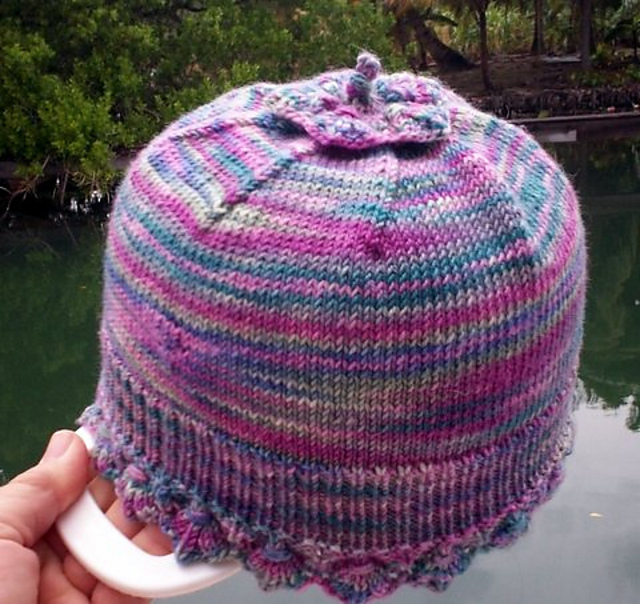 Smocked Lace Toddler Hat