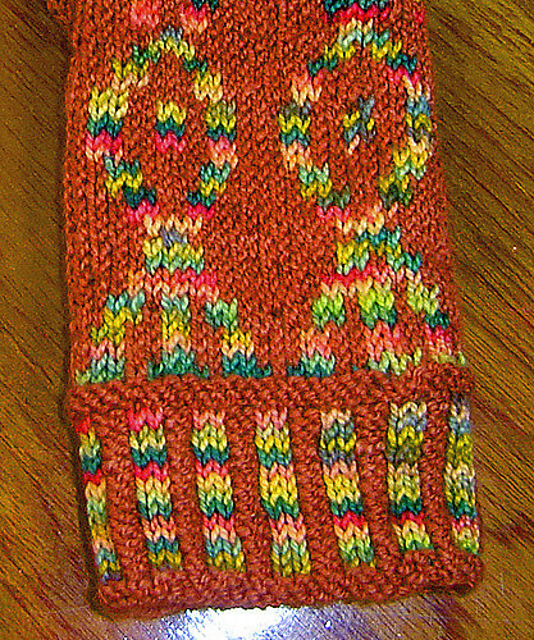Trellis Fingerless Mitts