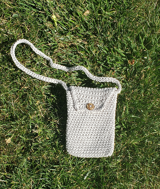 Cotton cross body purse