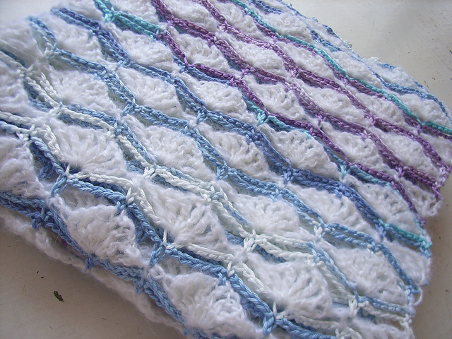 Wave Pattern Stole