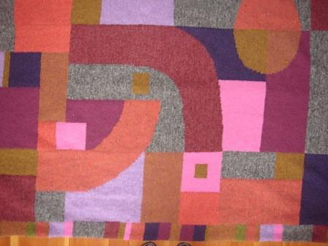 Mondrian-Style Blanket