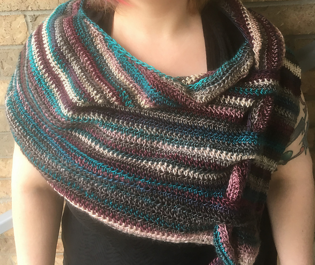 Berries and Cream Scarf