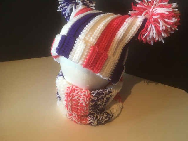 Aubrey's Striped Cowl