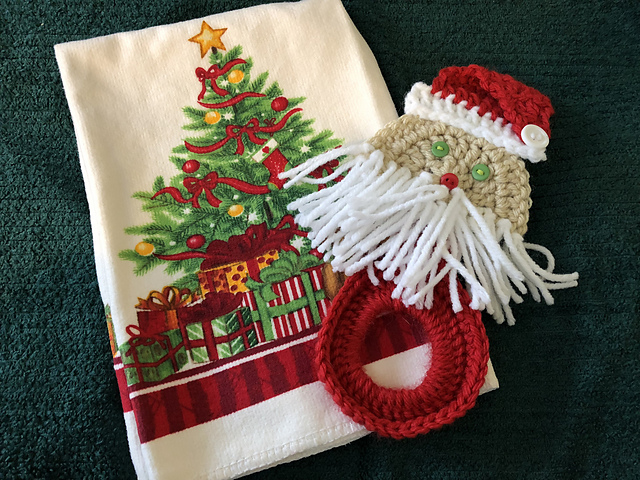Santa Claus Towel Holder