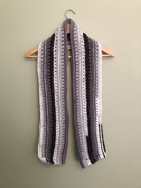 Men's Textured Scarf