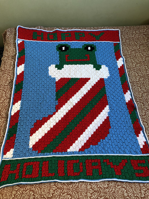 Hoppy Holidays Graphghan
