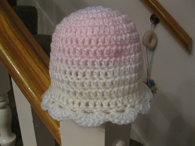 Baby flower hat