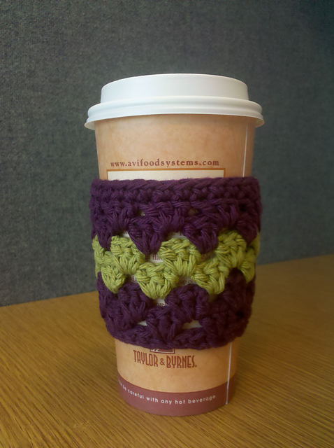 Granny Stripe Cup Sleeve