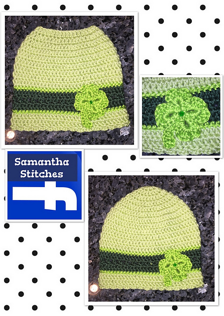 Lucky Lady Messy Bun Beanie