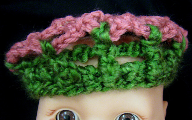 Infant Spring Picot Beret / Photo Prop