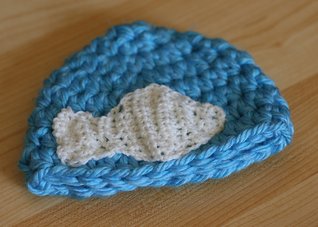 Easy Crochet Fish Applique