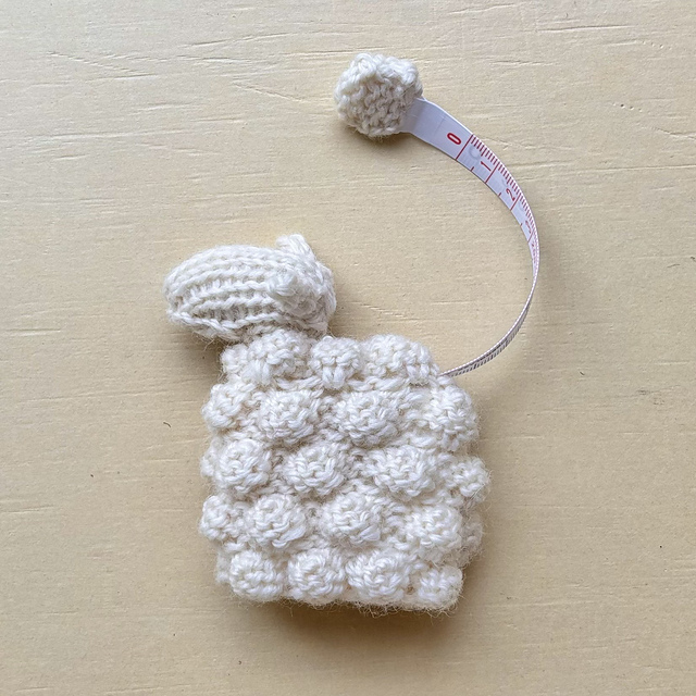 Sheep Tape Measure Cover