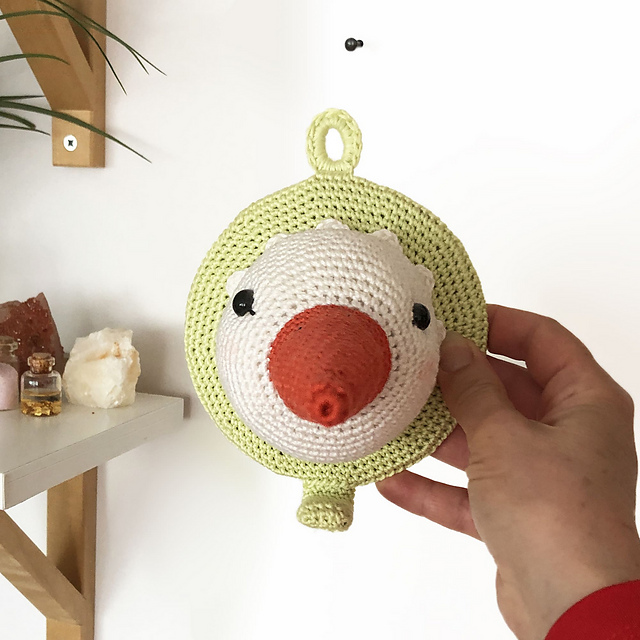Stella the Stork Head Wall Mount & Hook