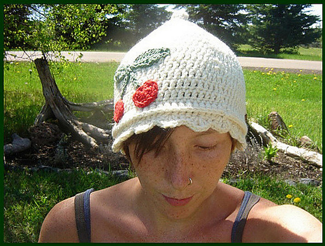 Very Cherry Pixie Hat