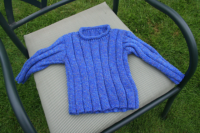 Pullover with Roll or Funnel Neck
