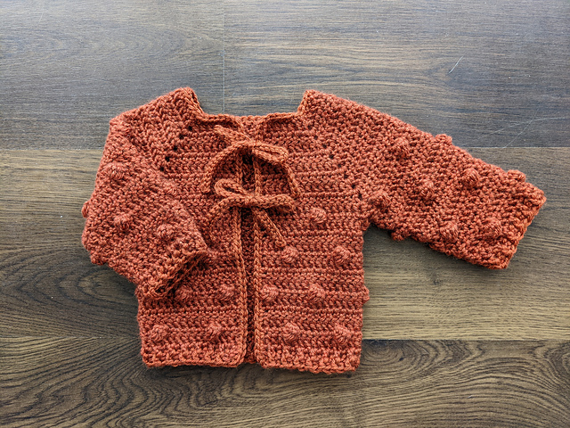 Baby Bubble Tea Cardigan