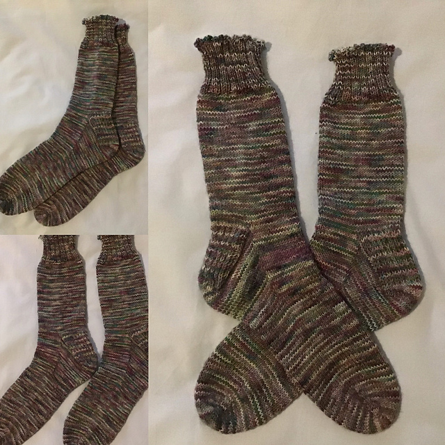 Ravelry Toe Up Socks With Heel Flap pattern by Sandra Oakeshott