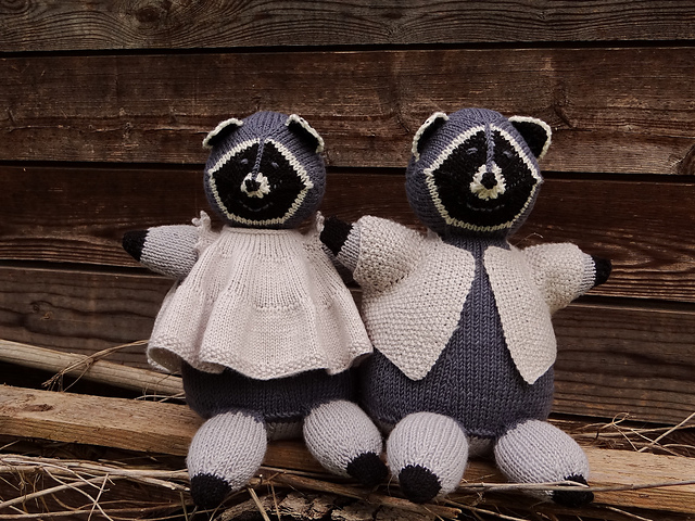 Albert et Suzanne, les ratons laveurs