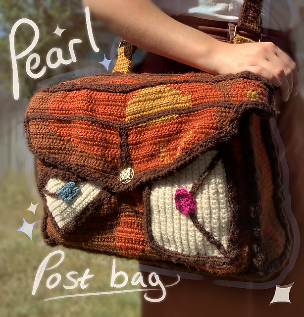 Ravelry: PearlescentMoon Post Bag pattern by sand stinger