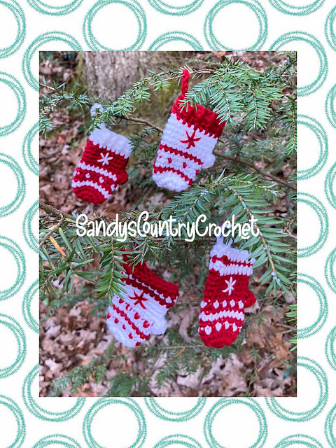 Swedish Mitten Ornament