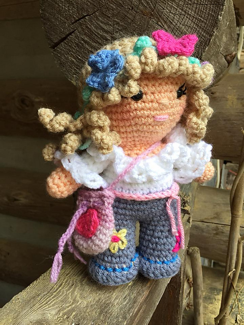 Boho Hippie Doll