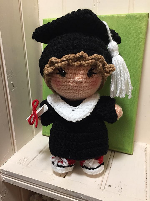Graduation Cap & Gown for Puddin