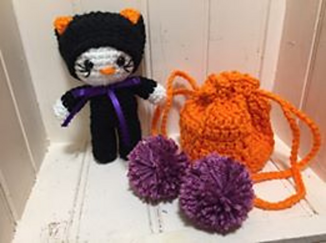 Pocket Puddin Halloween Cat