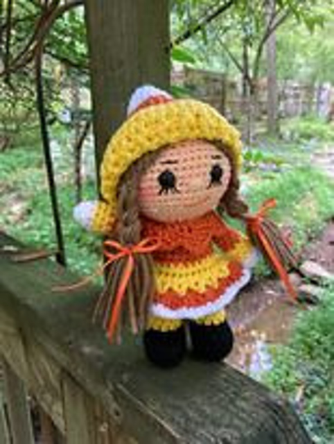 New Candy Corn Doll