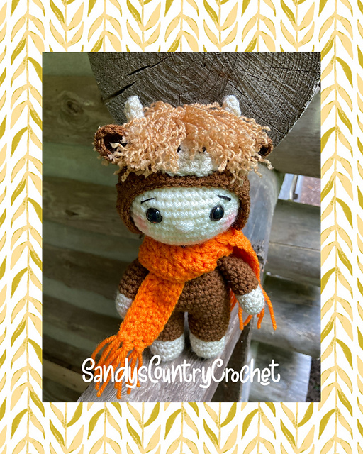 Highland Cow Dolly