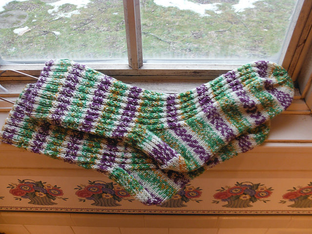Mardi Gras Socks