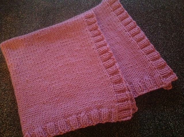 Stocking Stitch Blanket