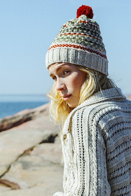 11. Aikuisen kirjoneulepipo