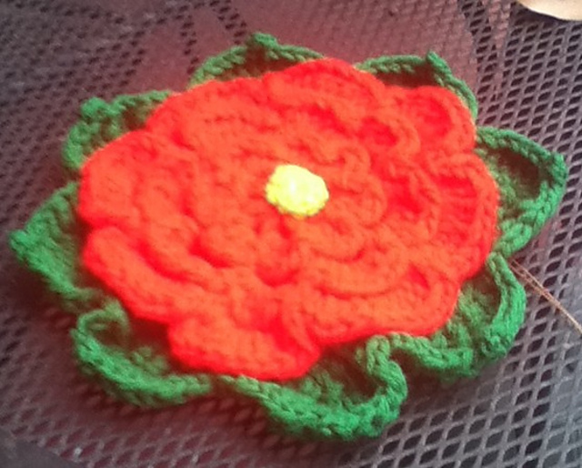 Rose Hot Pad