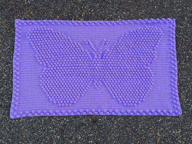 Butterfly Puff Baby Blanket