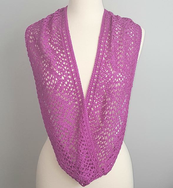 Eyelet Chevron Cowl