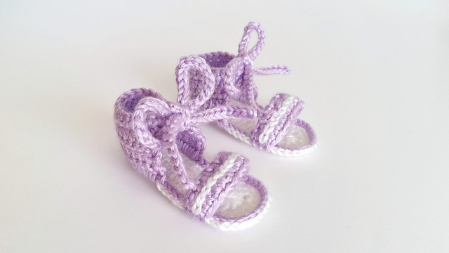 Baby Ankle Tie Sandals