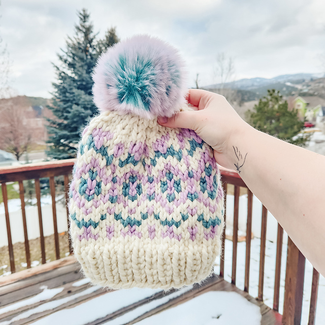 Lavender Fields Beanie