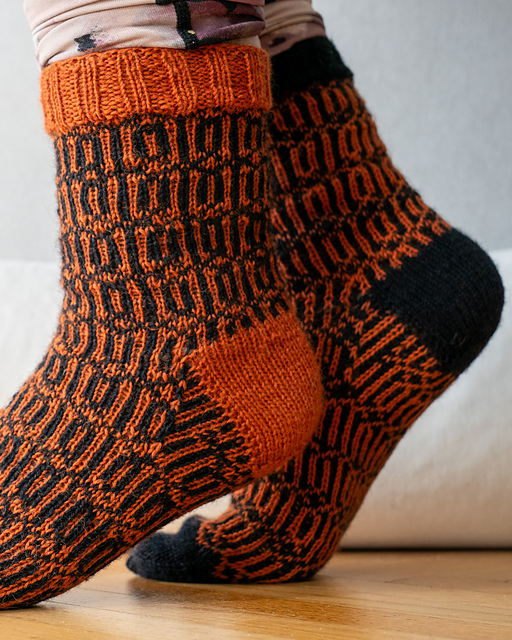 Art Deco Socks #1