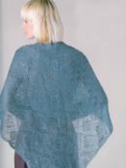 Lace block shawl