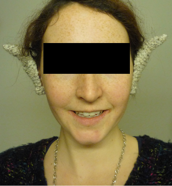 Knitted Pointy Elf / Spock Ears